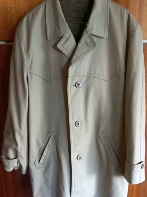 Ανδρικό ημίπαλτο με επένδυση Νο52 μεταχειρισμένο, μπεζ