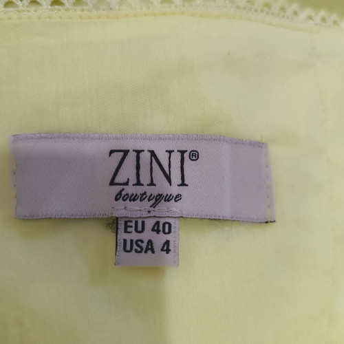 ZINI Boutique Maxi Dress lemon yellow, like new