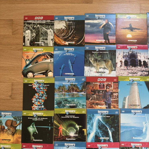 Documentary DVD collection like new, 120+ Discovery Channel and BBC
