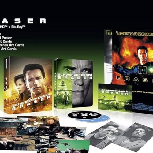 Eraser 4K Box Set Steelbook new in shrink wrap