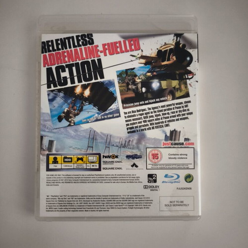 Just Cause 2 Limited Paper Sleeve Edition PS3 game like new with poster