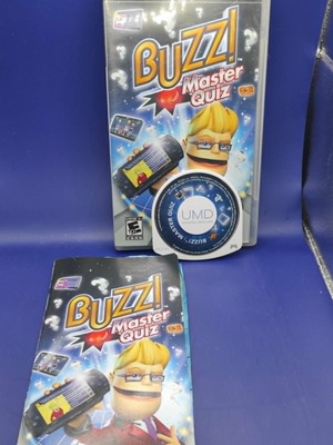 Buzz! Master Quiz παιχνίδι PSP σαν καινούργιο, πλήρες με θήκη και manual