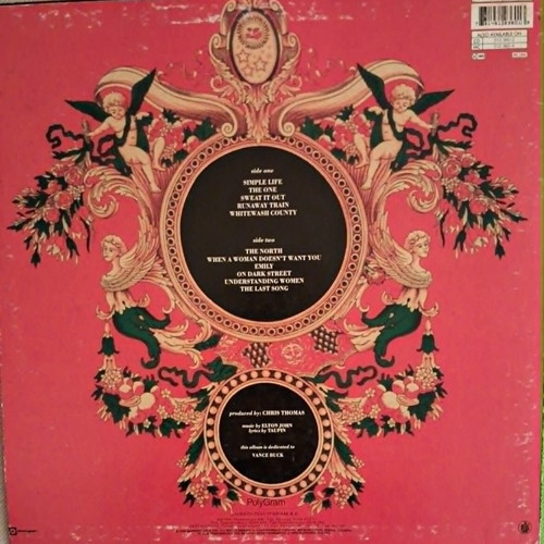 Elton John The One vinyl record used, Greek edition 1992, pop
