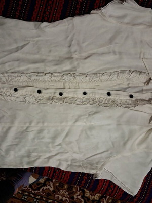 Lussile shirt used, full silk white size M