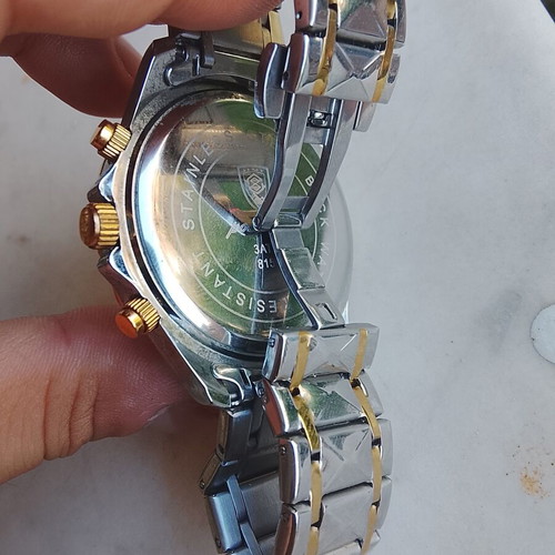 Poedagar unisex wristwatch like new, blue and silver