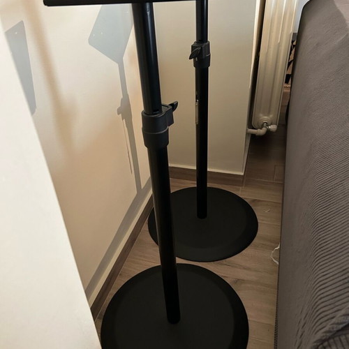 Adjustable Heavy Speaker Stands like new