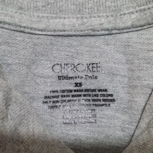 Cherokee Ultimate Polo shirt used, grey, size XS