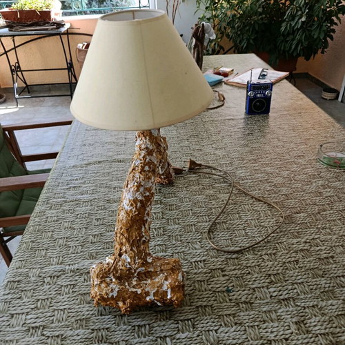 Table lamp handmade unique
