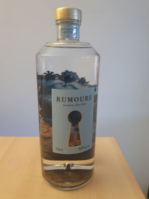 Rumours London Dry Gin 700ml sealed bottle