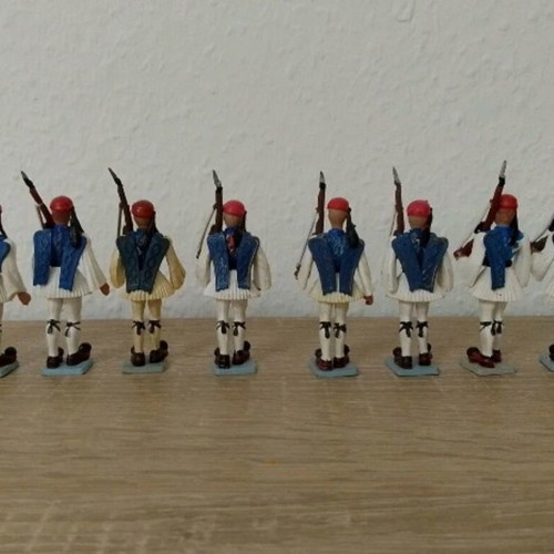 Athina Evzones figures used, blue uniform