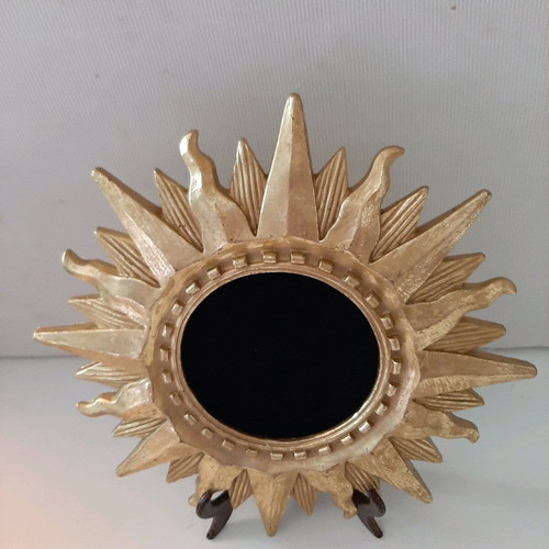 Vintage sun wall decor like new, resin, 32cm diameter
