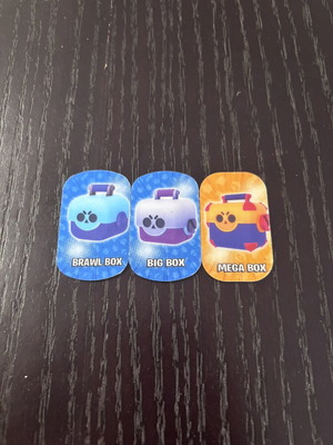 Brawl Stars collectible tags pack of 3