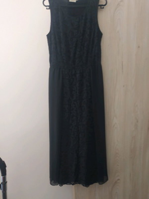Long dress lntlmlsslml used, black, sizes S and M