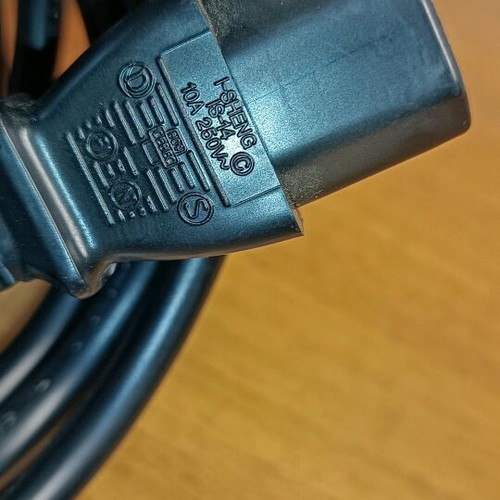 Power cables used, set of 2 pieces