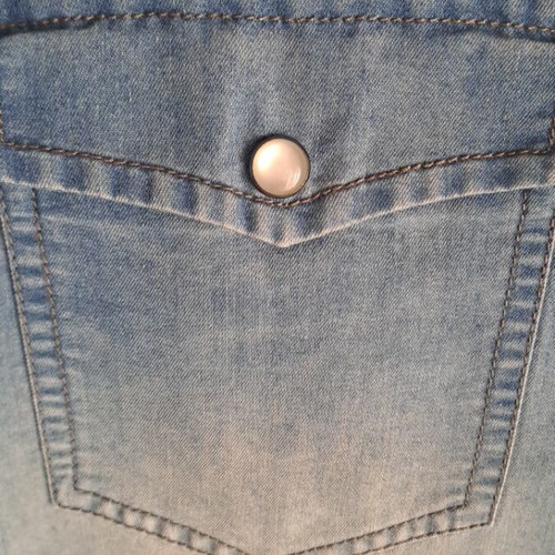 Calliope denim shirt Bershka like new, blue cotton