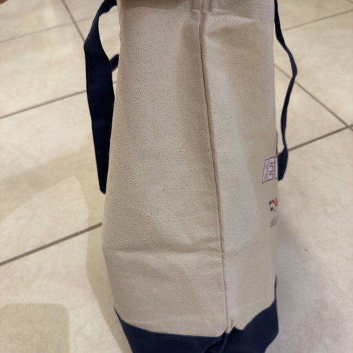 Tote Bag Large new, canvas shoulder bag beige multicolor