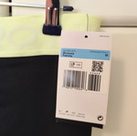 Nike Pro Medium αθλητικό σορτσάκι καινούργιο, μαύρο με φωσφορίζον λάστιχο