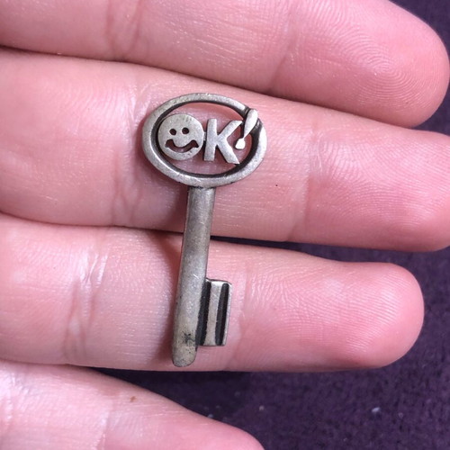 Silver key used