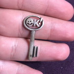 Silver key used