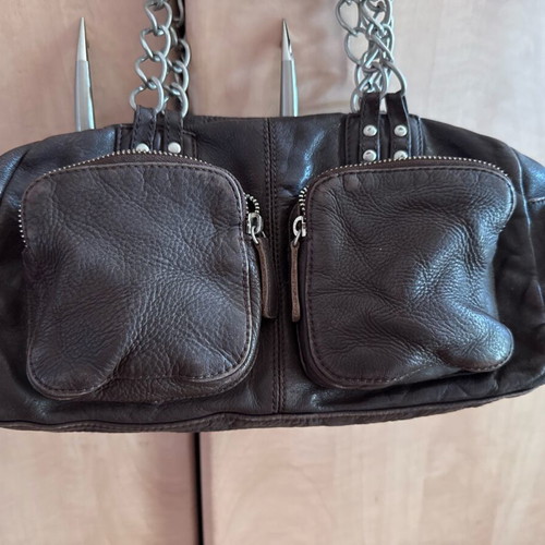 Medium shoulder bag like new with multiple external pockets