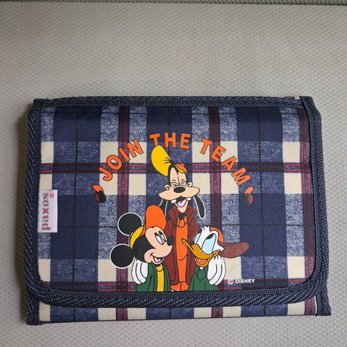 Paxos Disney Join the Team school pencil case new with Mickey, Donald, Goofy