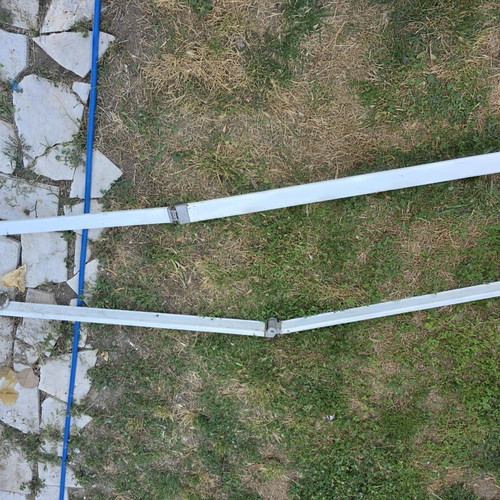 Aluminum balcony awning arms, like new, set of 2