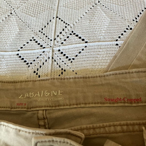 Zabaione cotton pants used, beige, size M