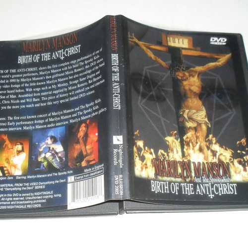 Marilyn Manson Birth Of The Antichrist DVD used, metal