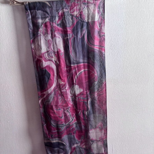 Italian scarf used, tricolor 150x30