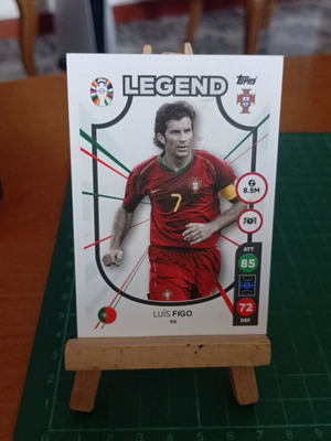 Κάρτα Topps Match Attax UEFA EURO 2024 σαν καινούργιο, Luís Figo