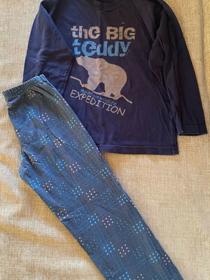 Σετ πιτζάμας για αγοράκι μεταχειρισμένο, μπλε, λεπτή μακρυμάνικη μπλούζα και παντελόνι