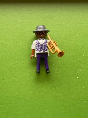 Playmobil jazz musician figure like new