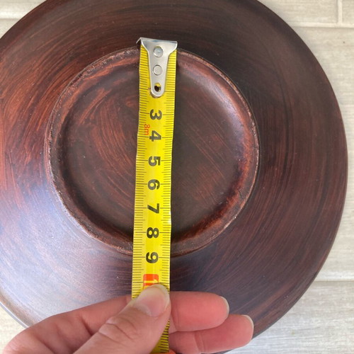 Candle plate used, 22cm diameter