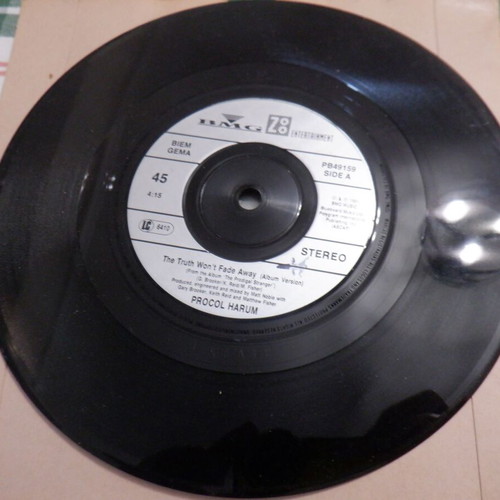 Procol Harum The Truth Won't Fade Away 45 rpm vinyl used, English pressing