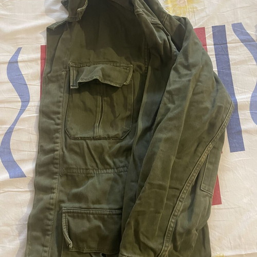 M71 Faded Green Jacket used, size small, thick American fabric