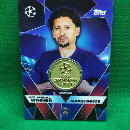 Κάρτα Marquinhos Topps Match Attax 2025-26 UCL Medal Winner καινούργια