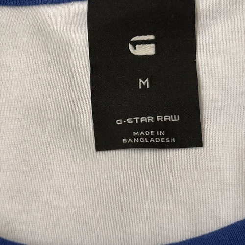 G-Star Raw Slim Fit Crew-Neck T-Shirt white used, size M