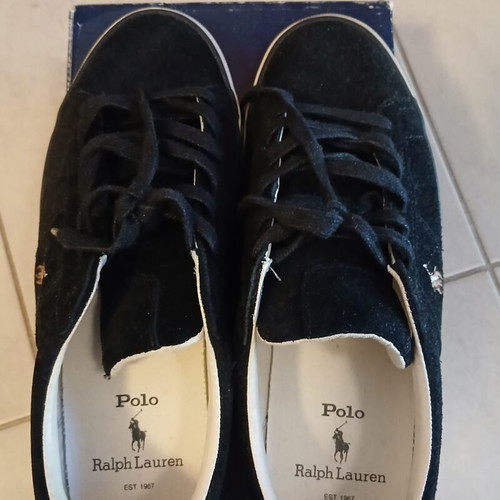 Ralph Lauren Polo men's shoes size 42 like new black casual