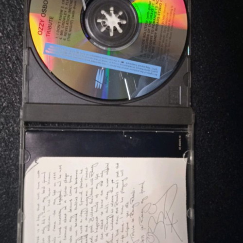 Ozzy Osbourne Randy Rhoads Tribute CD used