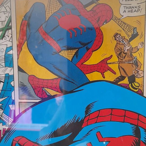 Spiderman Marvel poster new, 48×40cm, framed