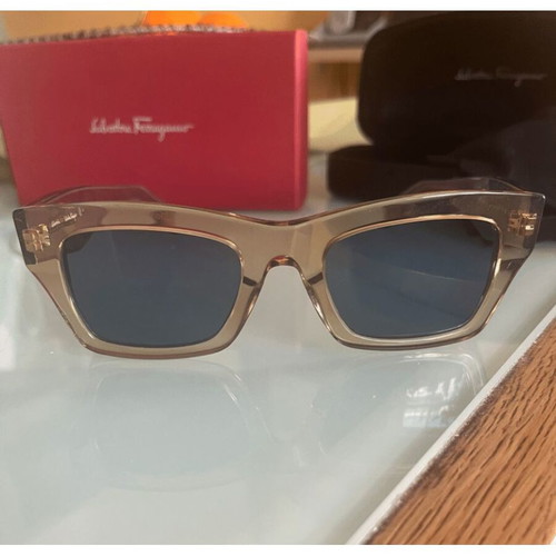 Salvatore Ferragamo campaign blue sunglasses new