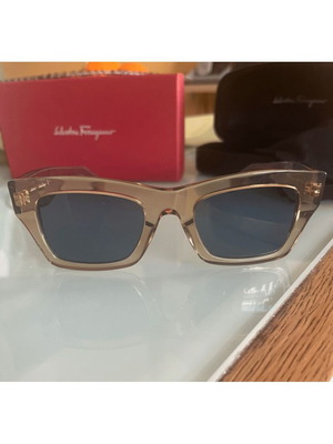 Salvatore Ferragamo campaign blue sunglasses new