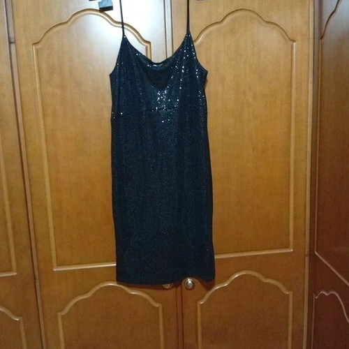 Stradivarius women's dress like new, black, size L