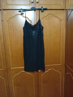 Stradivarius women's dress like new, black, size L