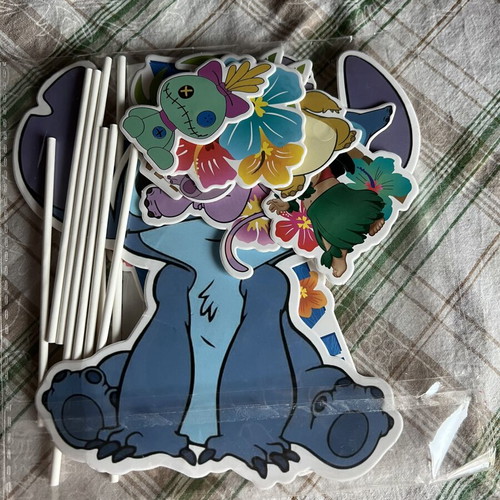 Lilo & Stitch Party Decorations and Cupcake Toppers new