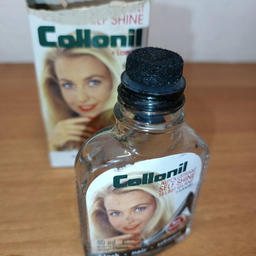 Collonil shoe color bottle used collectible