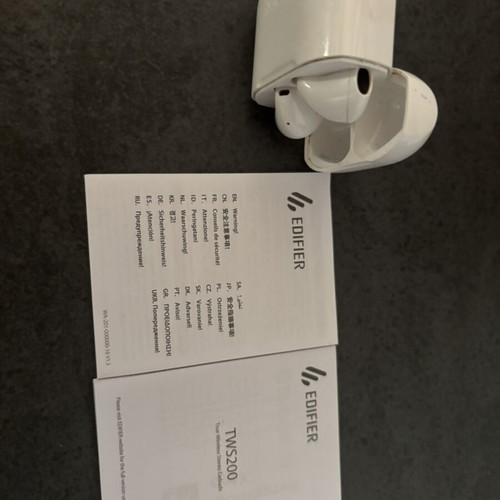 Edifier TWS200 wireless headphones, white