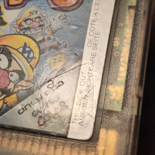 Wario Land 3 game cartridge for Game Boy Color used