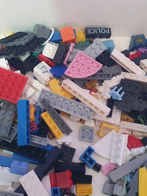 Compatible building blocks 1kg used
