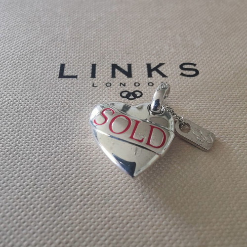 Links of London Sterling Silver Heart Charm Pendant